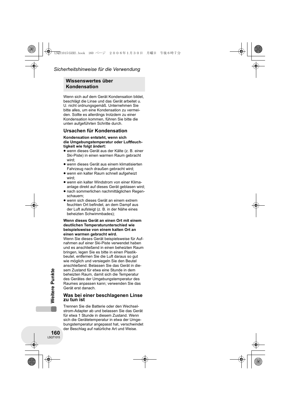 Panasonic VDRD250EG User Manual | Page 160 / 336