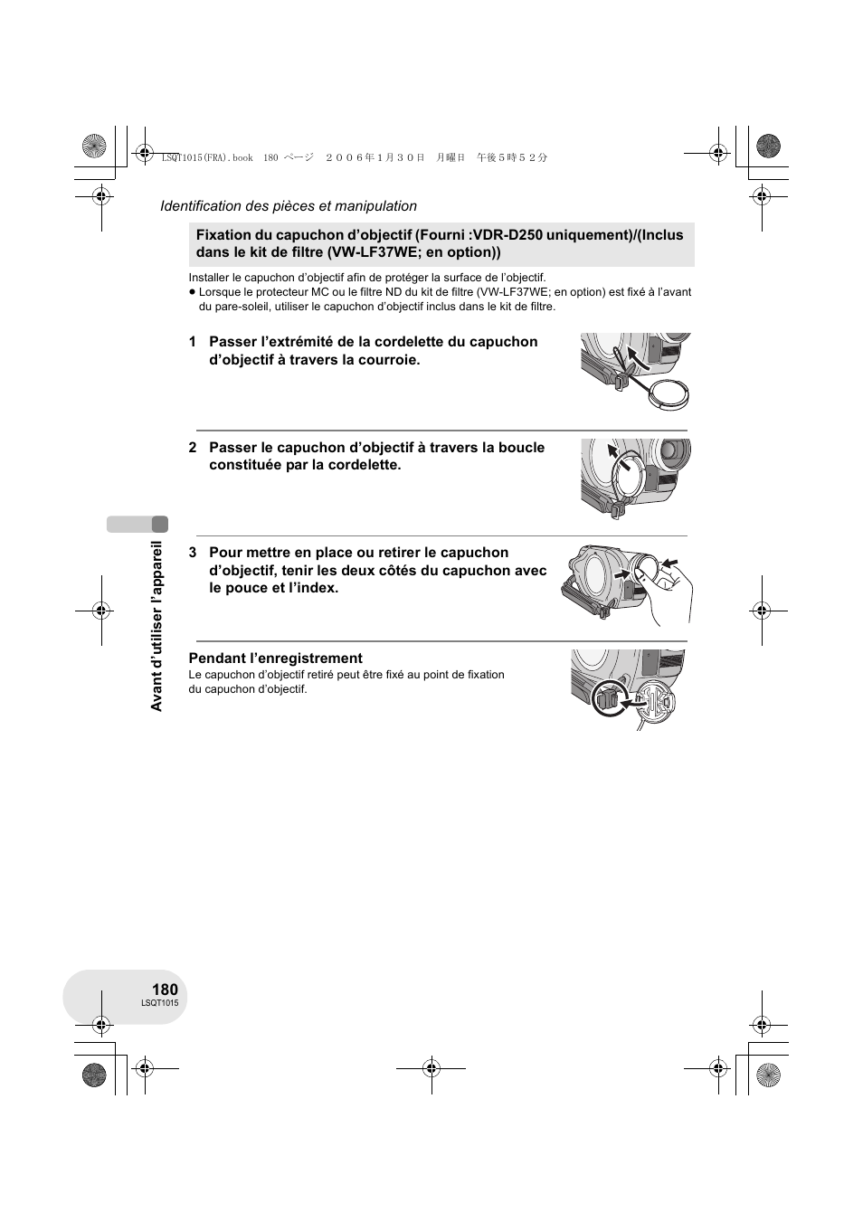 Panasonic VDRD250EG User Manual | Page 180 / 336