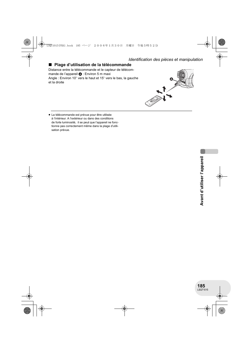 Panasonic VDRD250EG User Manual | Page 185 / 336