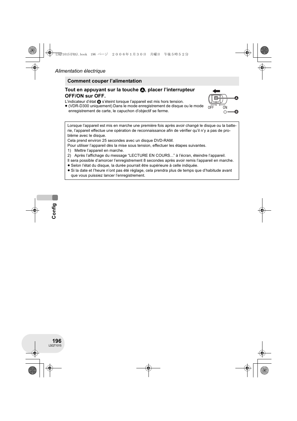 Panasonic VDRD250EG User Manual | Page 196 / 336