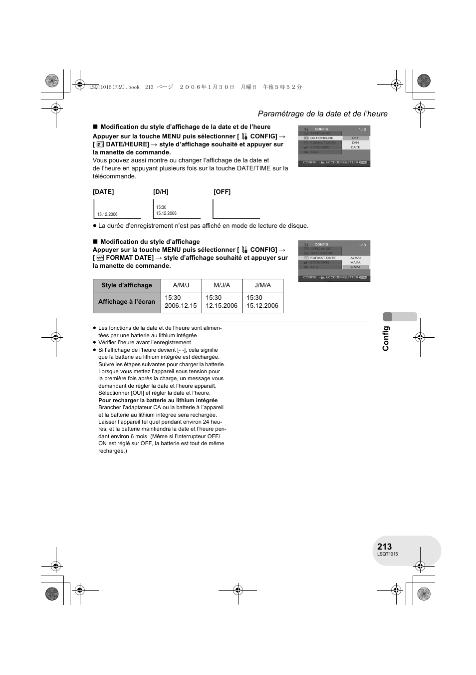 Panasonic VDRD250EG User Manual | Page 213 / 336