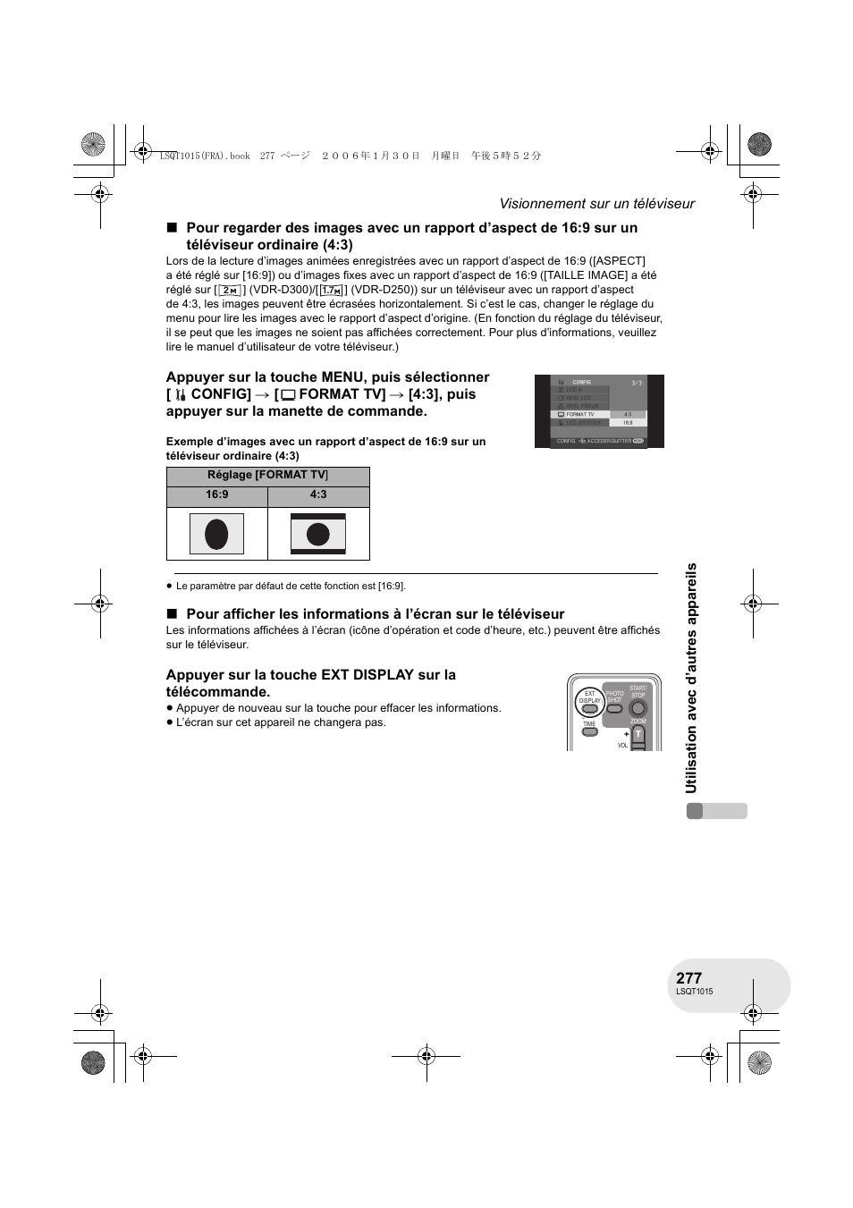 Panasonic VDRD250EG User Manual | Page 277 / 336