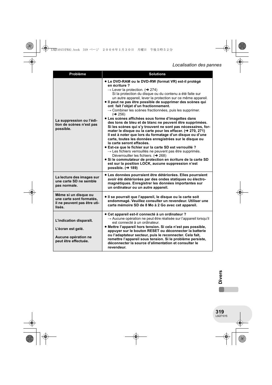 Panasonic VDRD250EG User Manual | Page 319 / 336