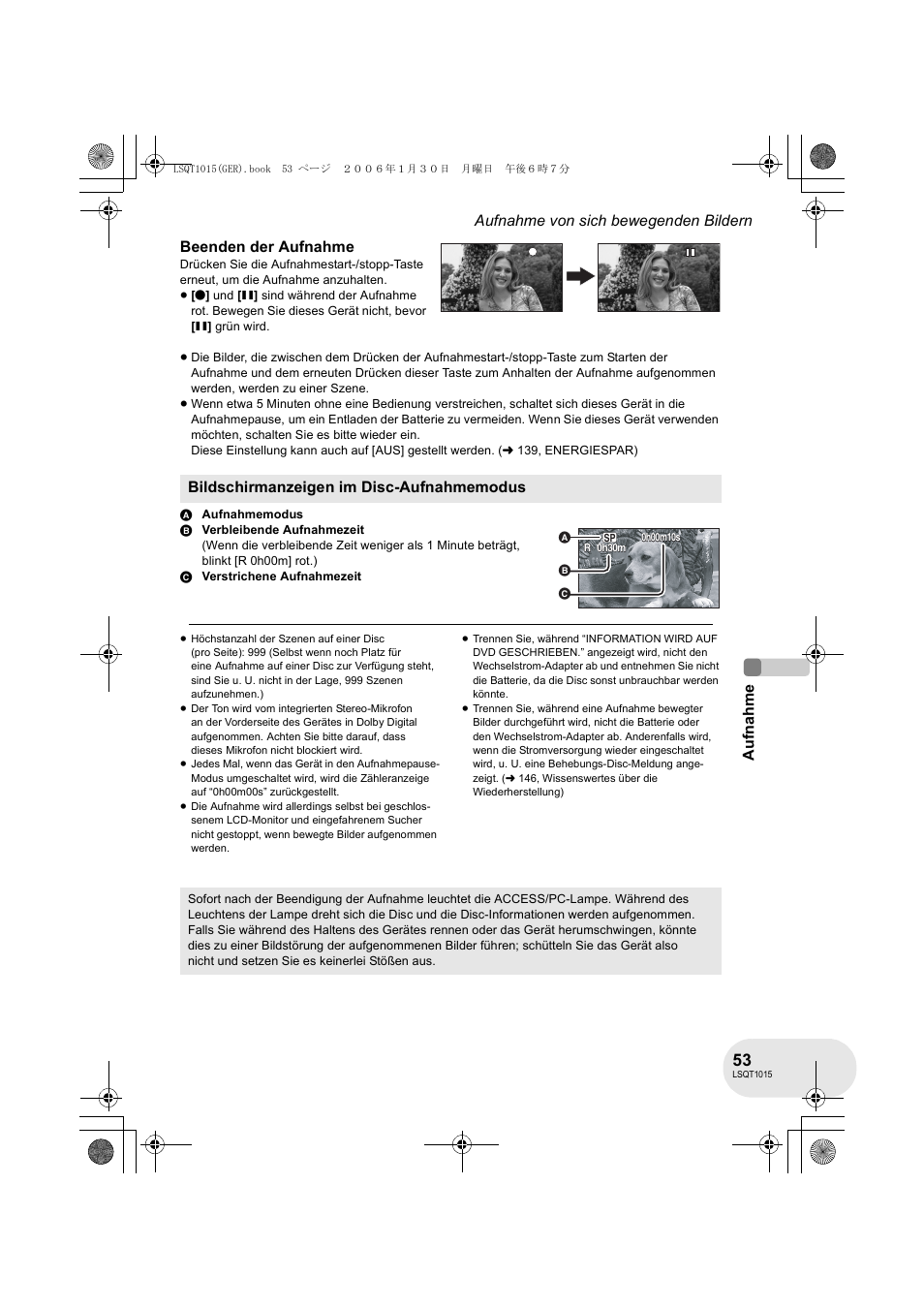 Panasonic VDRD250EG User Manual | Page 53 / 336