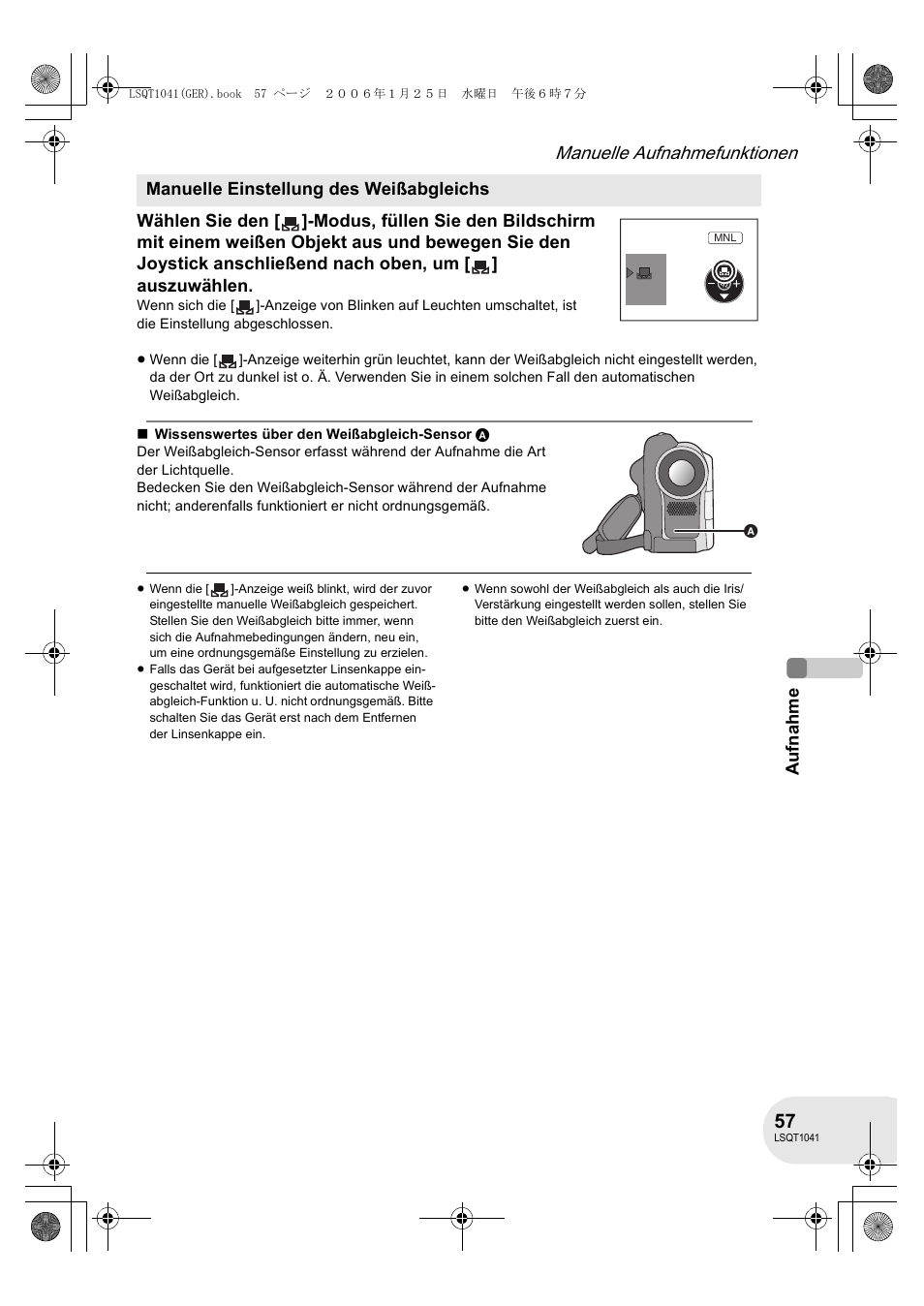 Manuelle aufnahmefunktionen | Panasonic VDRD152EG User Manual | Page 57 / 232
