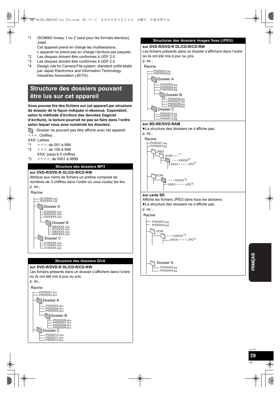 Panasonic DMPB15 User Manual | Page 87 / 100