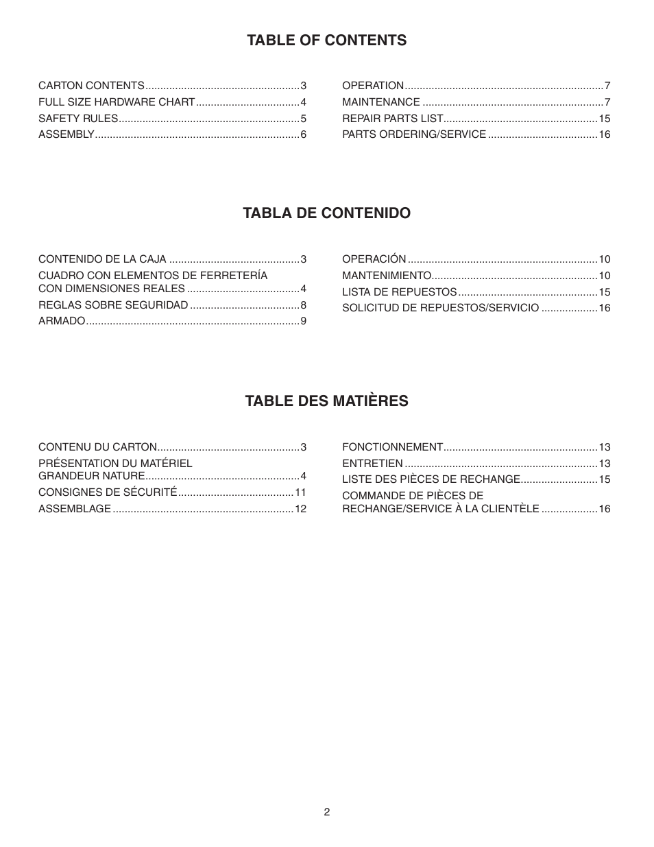 Agri-Fab 25-0126 User Manual | Page 2 / 16