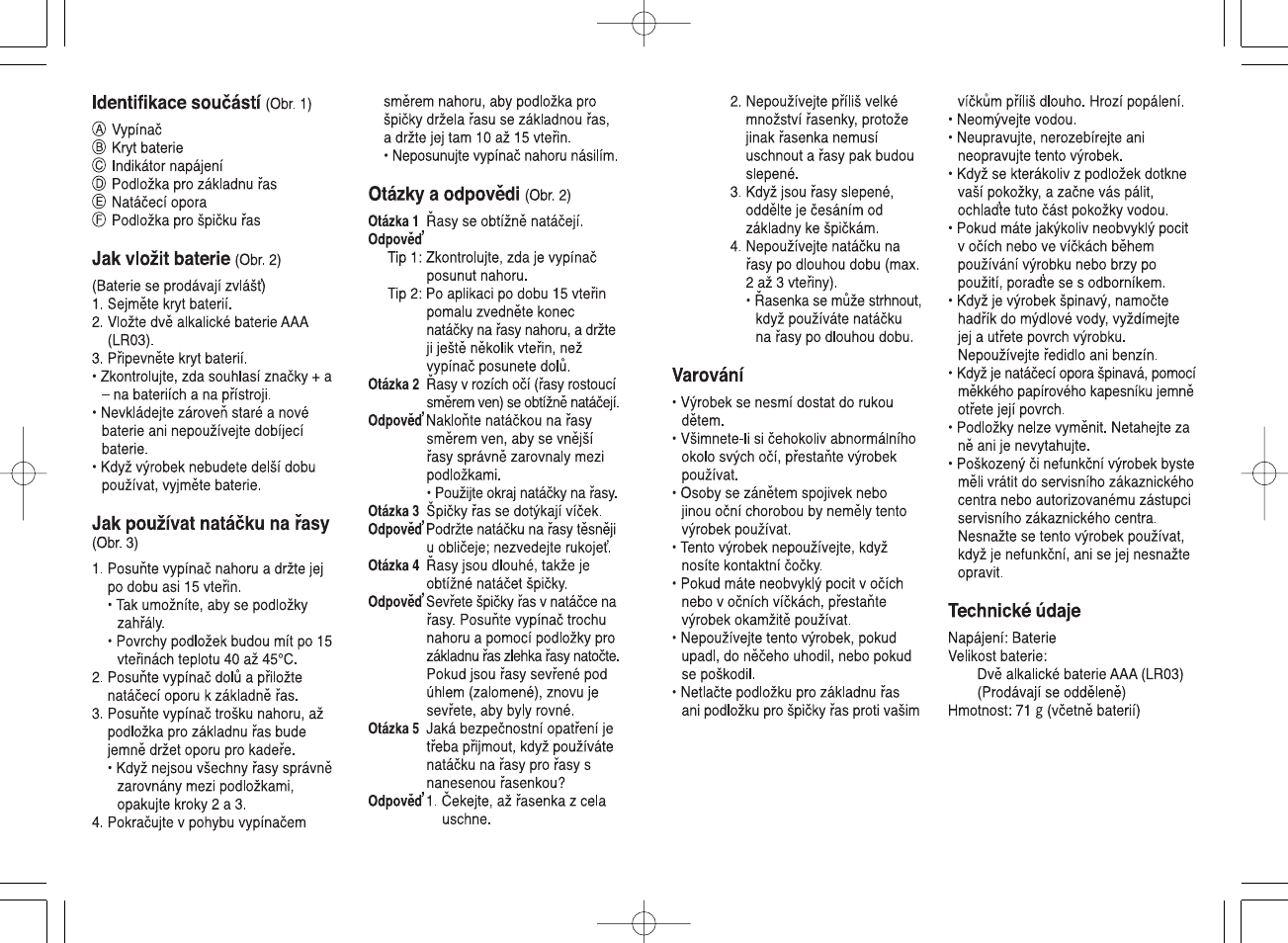 Panasonic EH2331 User Manual | Page 16 / 22