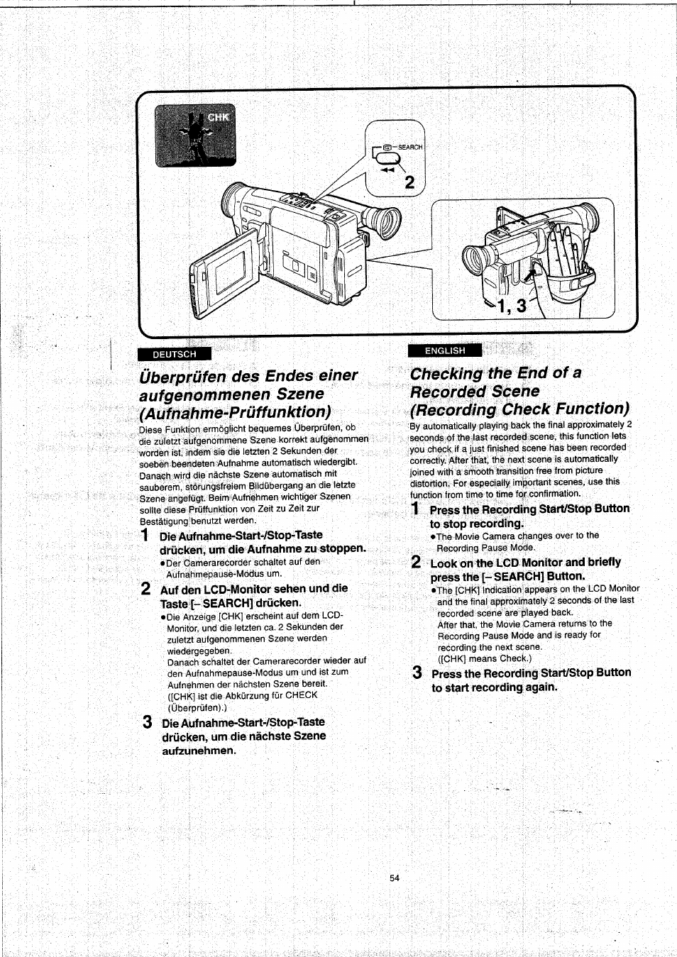 Panasonic NVVX22EG User Manual | Page 54 / 154