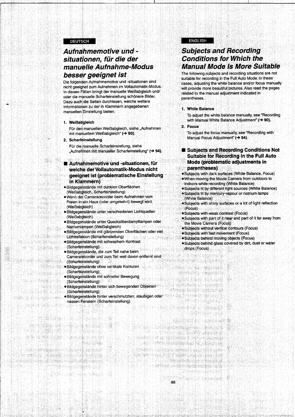 Panasonic NVVX22EG User Manual | Page 88 / 154