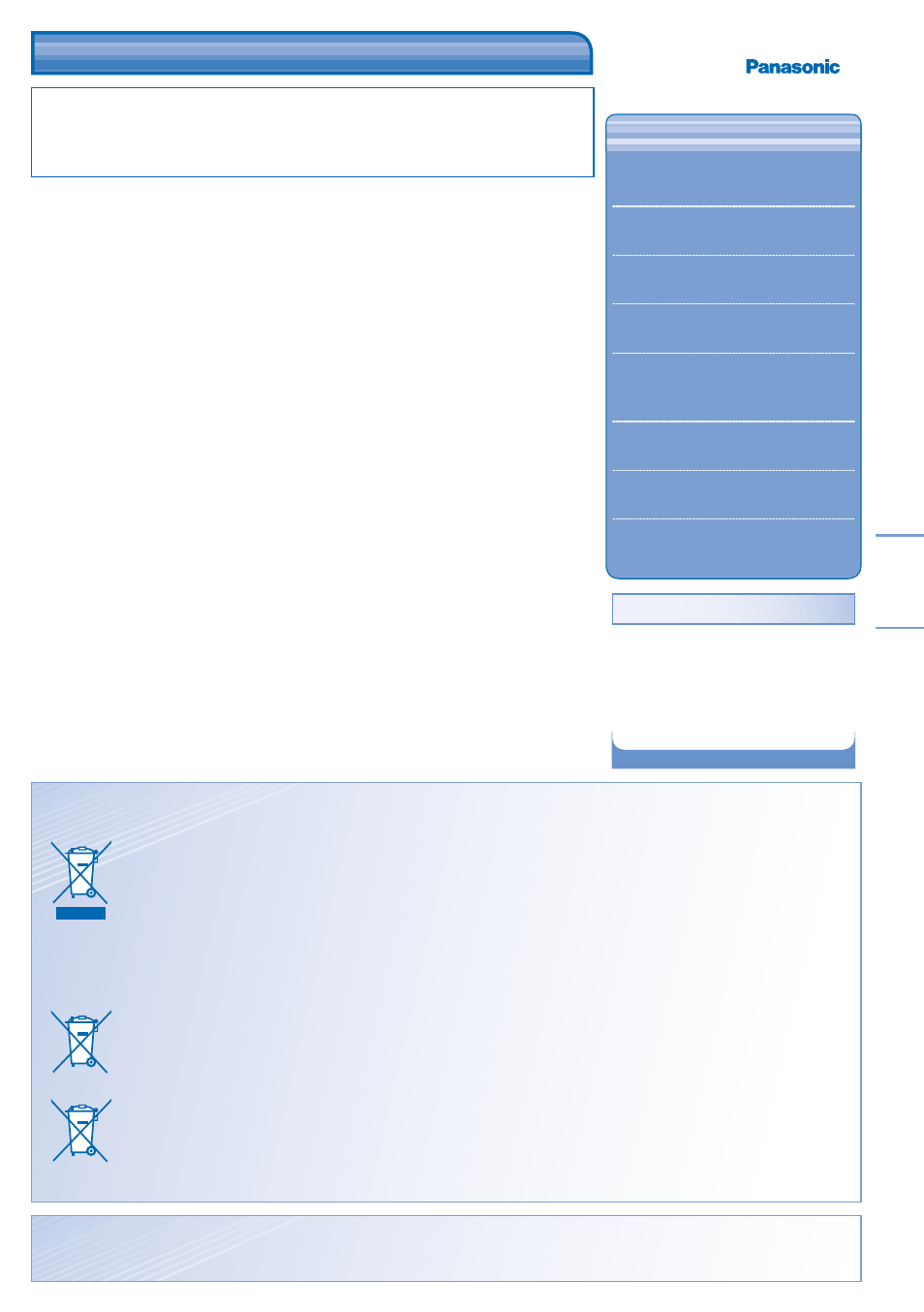 Informatie over wetgeving | Panasonic CSE15HD3EA User Manual | Page 43 / 76