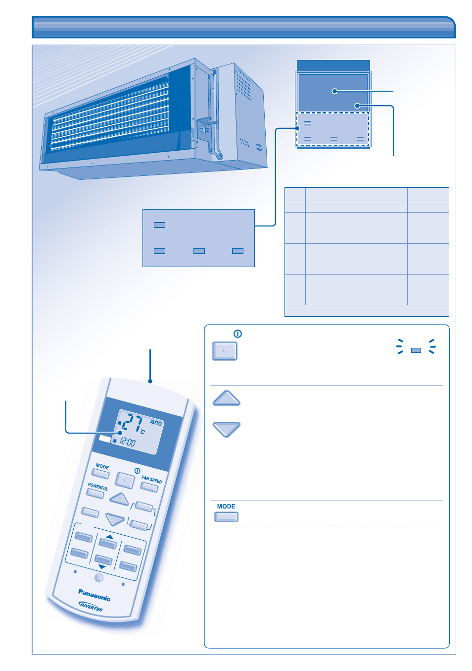 Productoverzicht & bediening | Panasonic CSE15HD3EA User Manual | Page 46 / 76