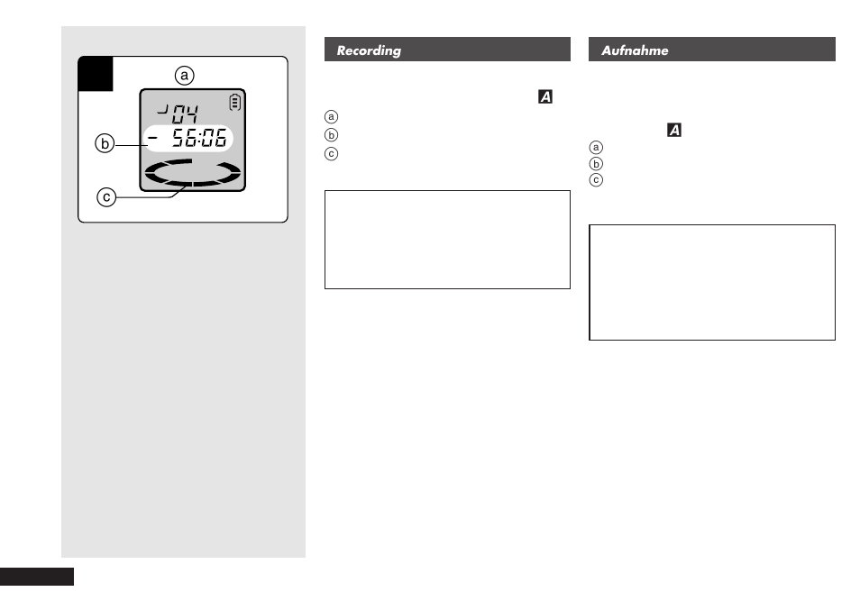 Ab c | Panasonic RRQR80 User Manual | Page 10 / 84