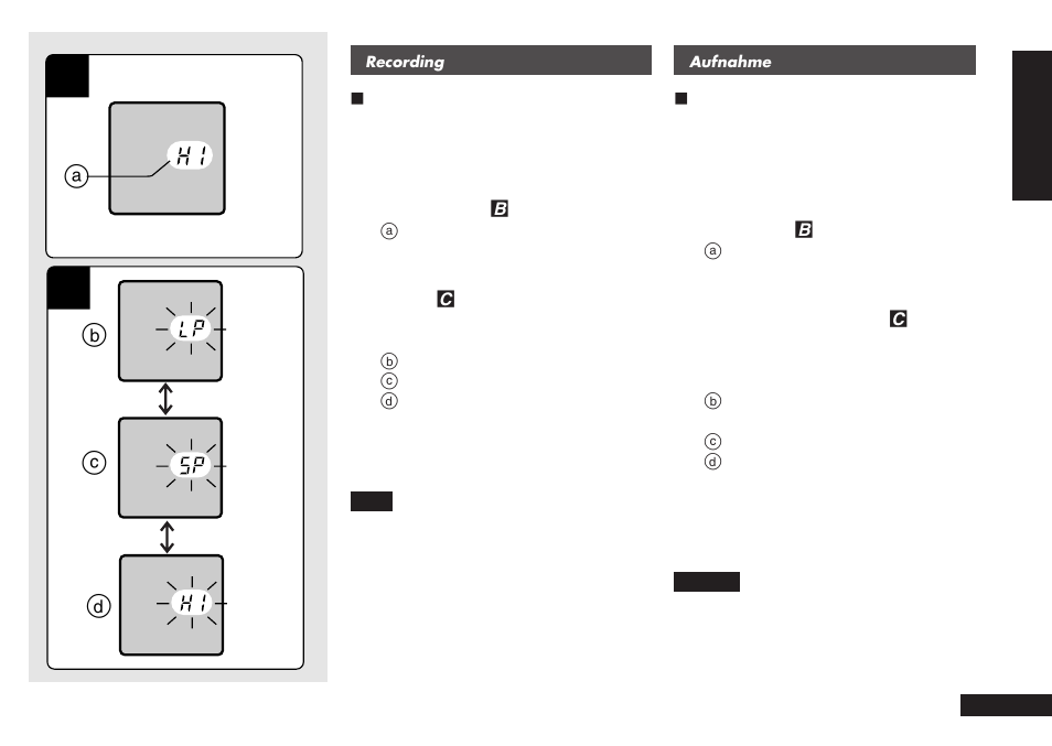 Ab c d | Panasonic RRQR80 User Manual | Page 11 / 84