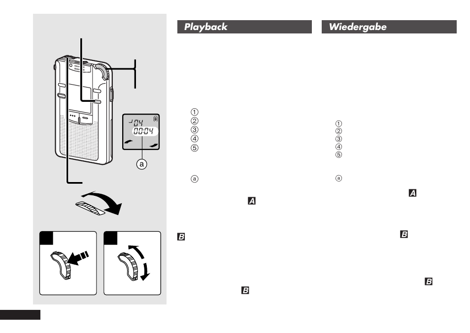 Aa b | Panasonic RRQR80 User Manual | Page 14 / 84