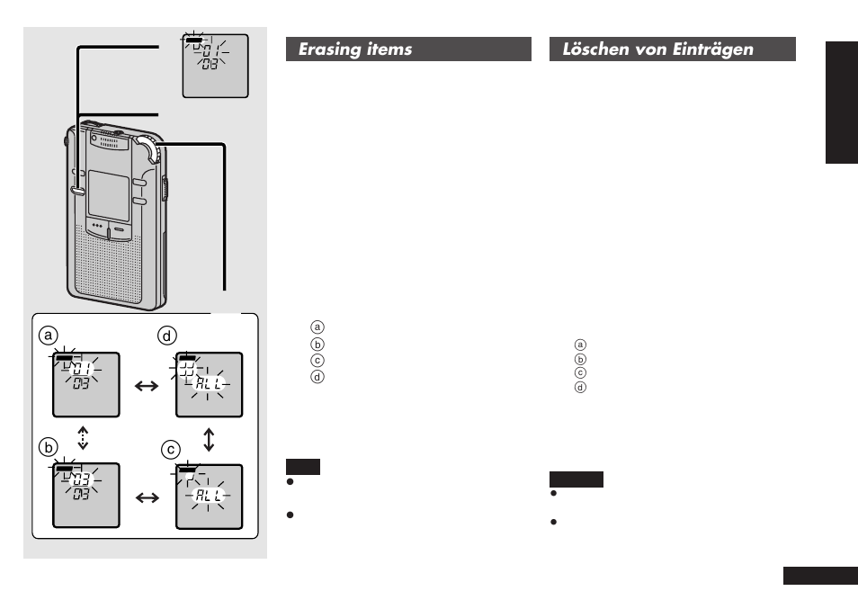 Ab c d | Panasonic RRQR80 User Manual | Page 19 / 84