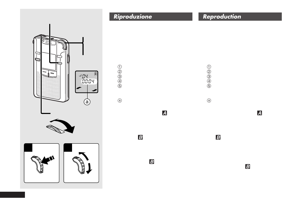 Aa b | Panasonic RRQR80 User Manual | Page 54 / 84