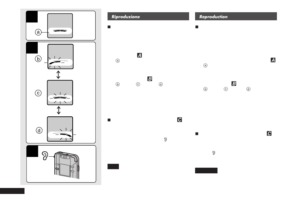 Ab c d | Panasonic RRQR80 User Manual | Page 58 / 84