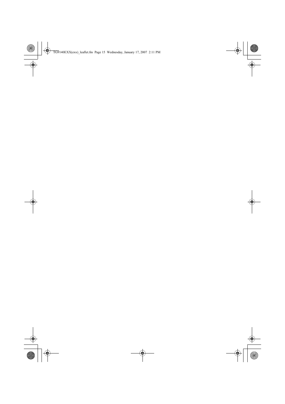 Panasonic KXTG9140EXX User Manual | Page 15 / 16