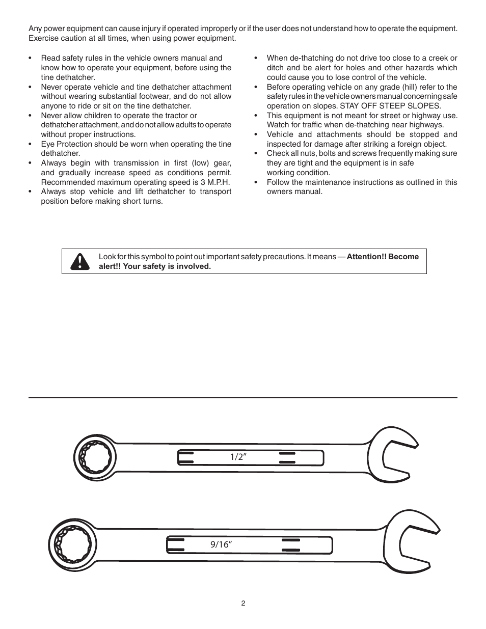 Agri-Fab 45-0438 User Manual | Page 3 / 13