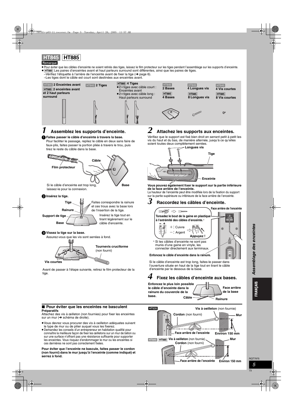 Panasonic SCHT845 User Manual | Page 73 / 104