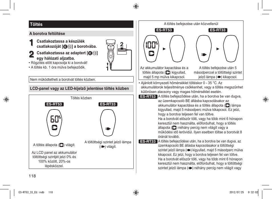 Panasonic ESRT53 User Manual | Page 118 / 142