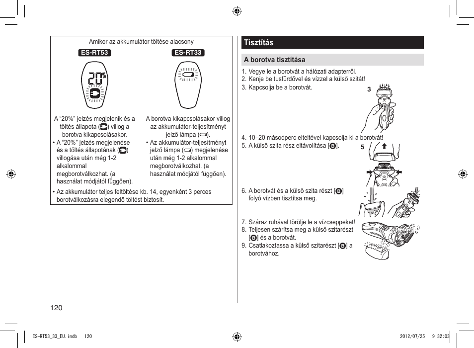 Panasonic ESRT53 User Manual | Page 120 / 142