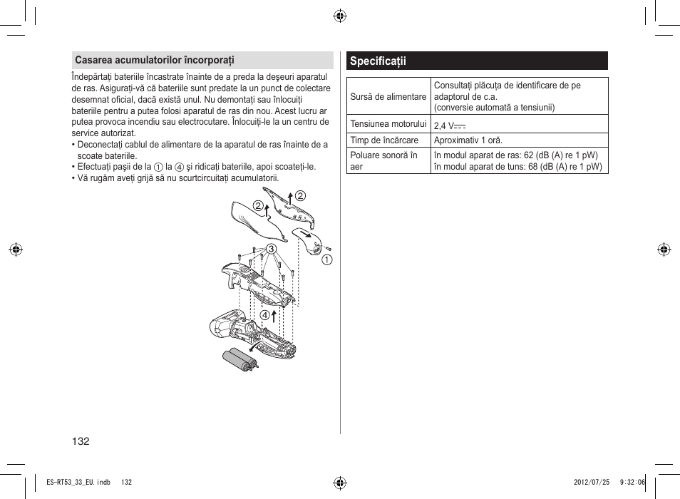 Panasonic ESRT53 User Manual | Page 132 / 142