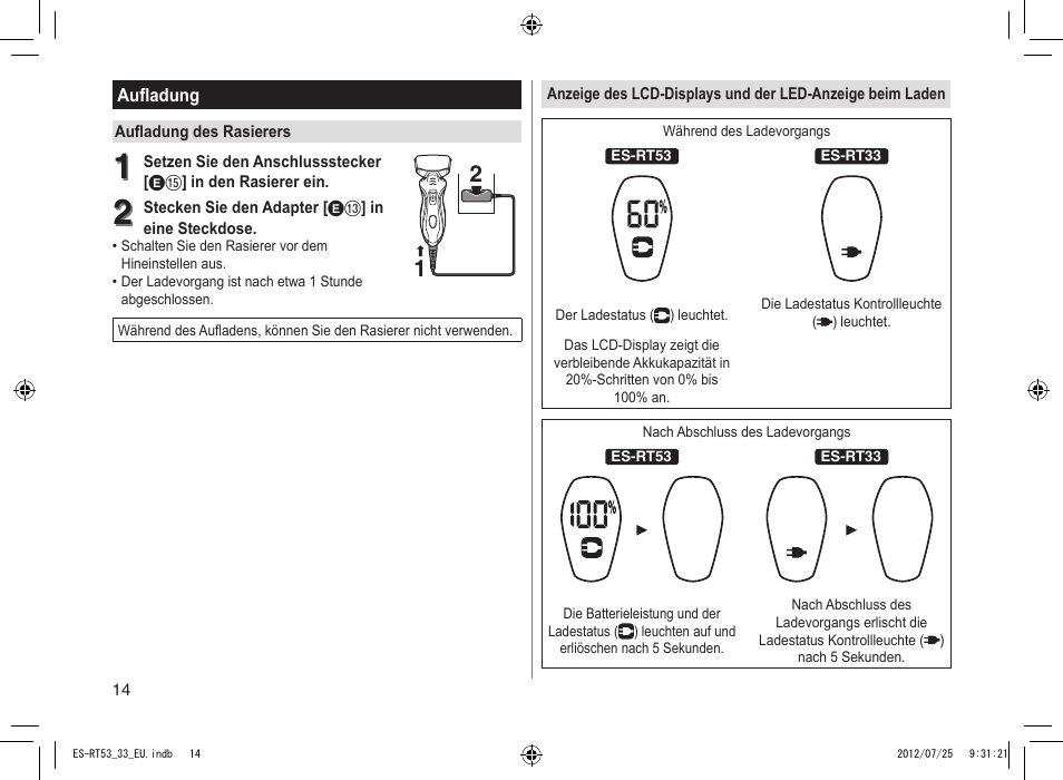 Panasonic ESRT53 User Manual | Page 14 / 142