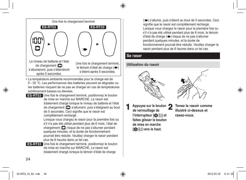 Panasonic ESRT53 User Manual | Page 24 / 142