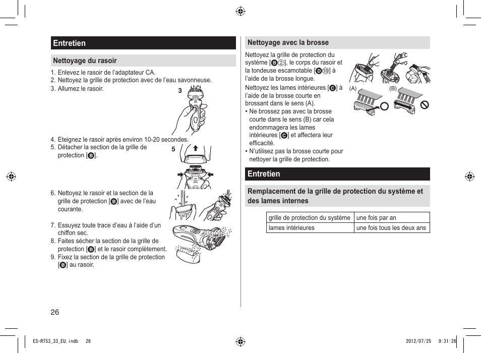 Panasonic ESRT53 User Manual | Page 26 / 142