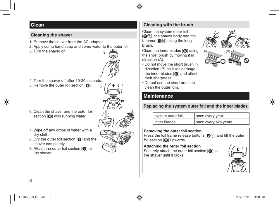 Panasonic ESRT53 User Manual | Page 8 / 142