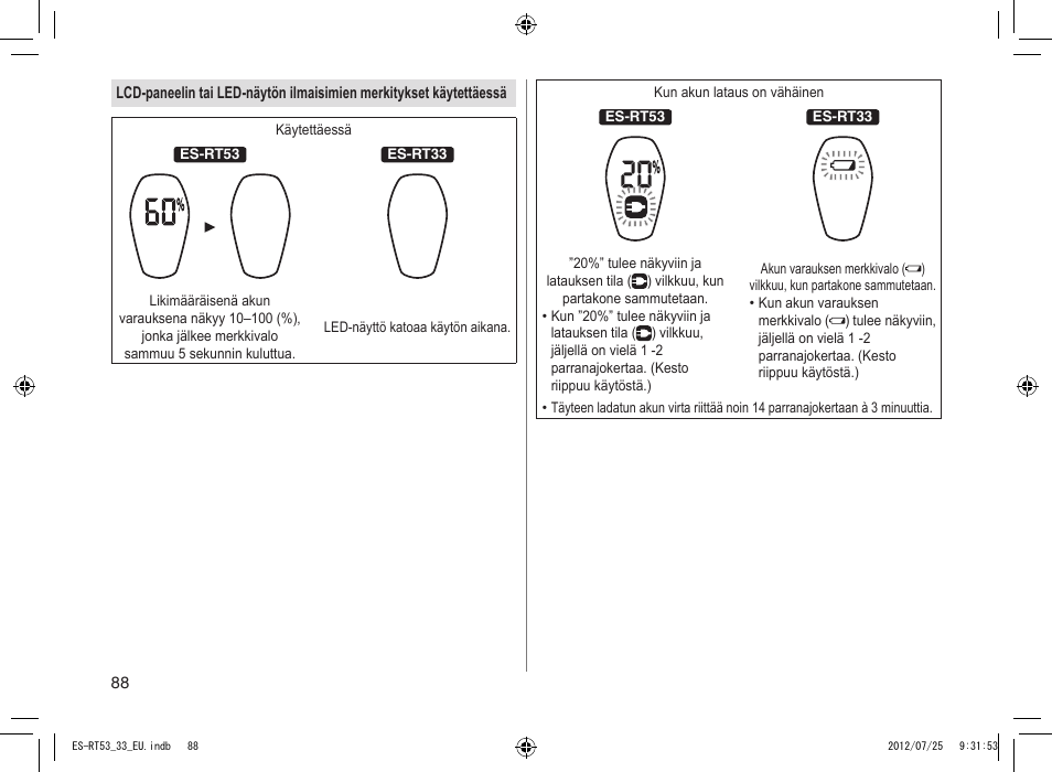 Panasonic ESRT53 User Manual | Page 88 / 142