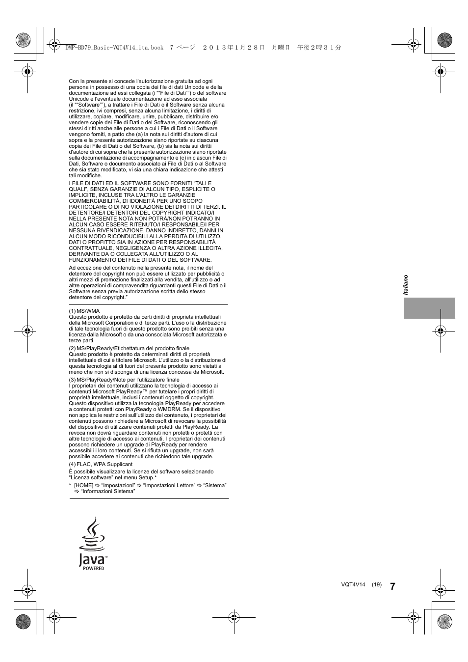 Panasonic DMPBD79EG User Manual | Page 19 / 68