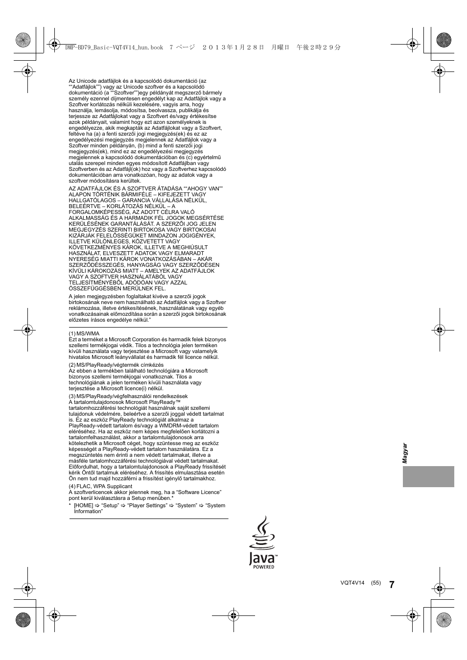 Panasonic DMPBD79EG User Manual | Page 55 / 68
