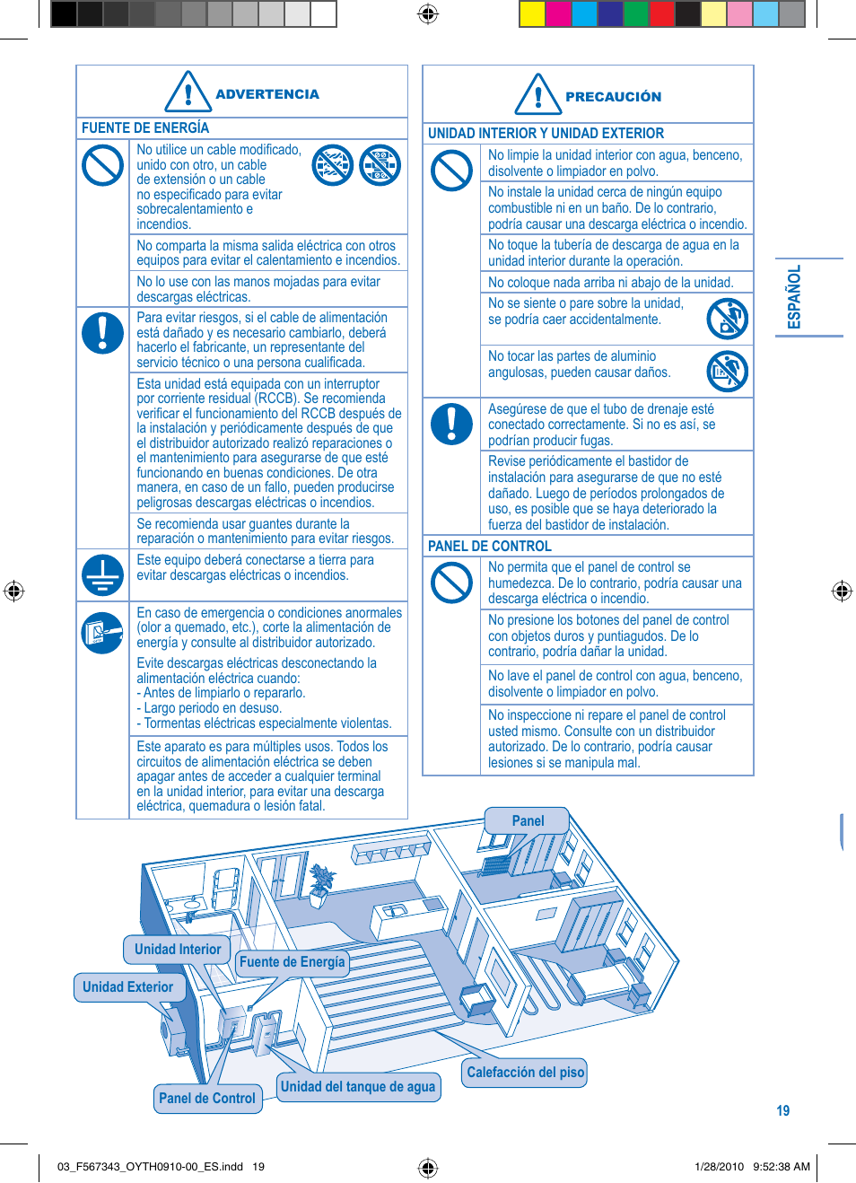 Panasonic LIAC7IM3 User Manual | Page 19 / 36