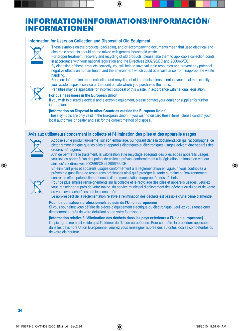 Panasonic LIAC7IM3 User Manual | Page 34 / 36