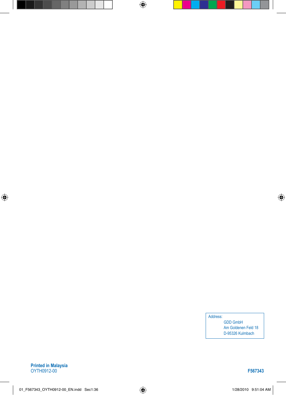 Panasonic LIAC7IM3 User Manual | Page 36 / 36