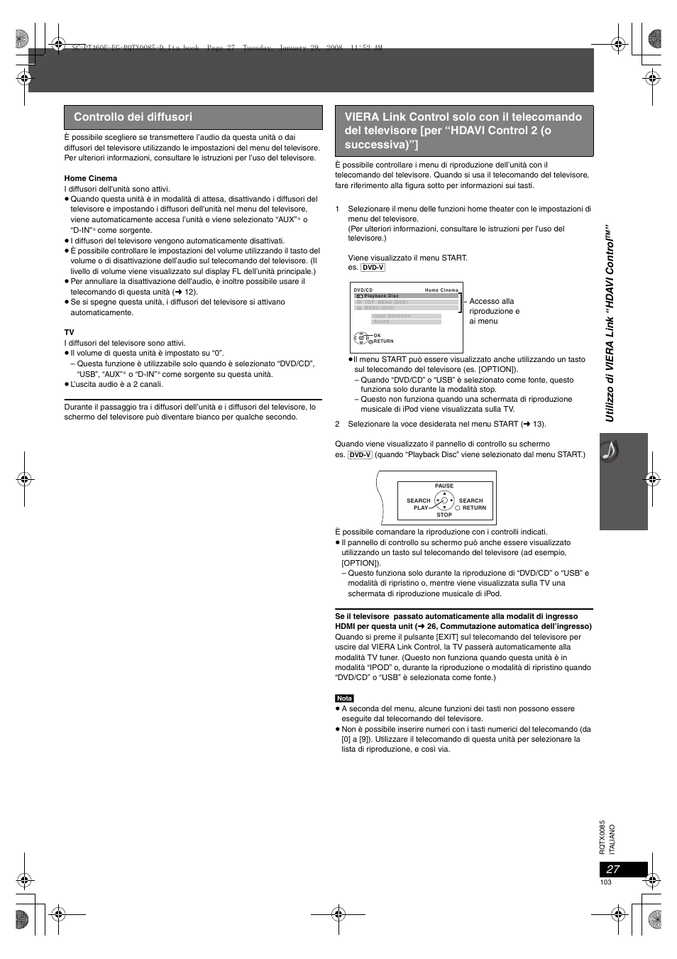 Panasonic SCPT460 User Manual | Page 103 / 116