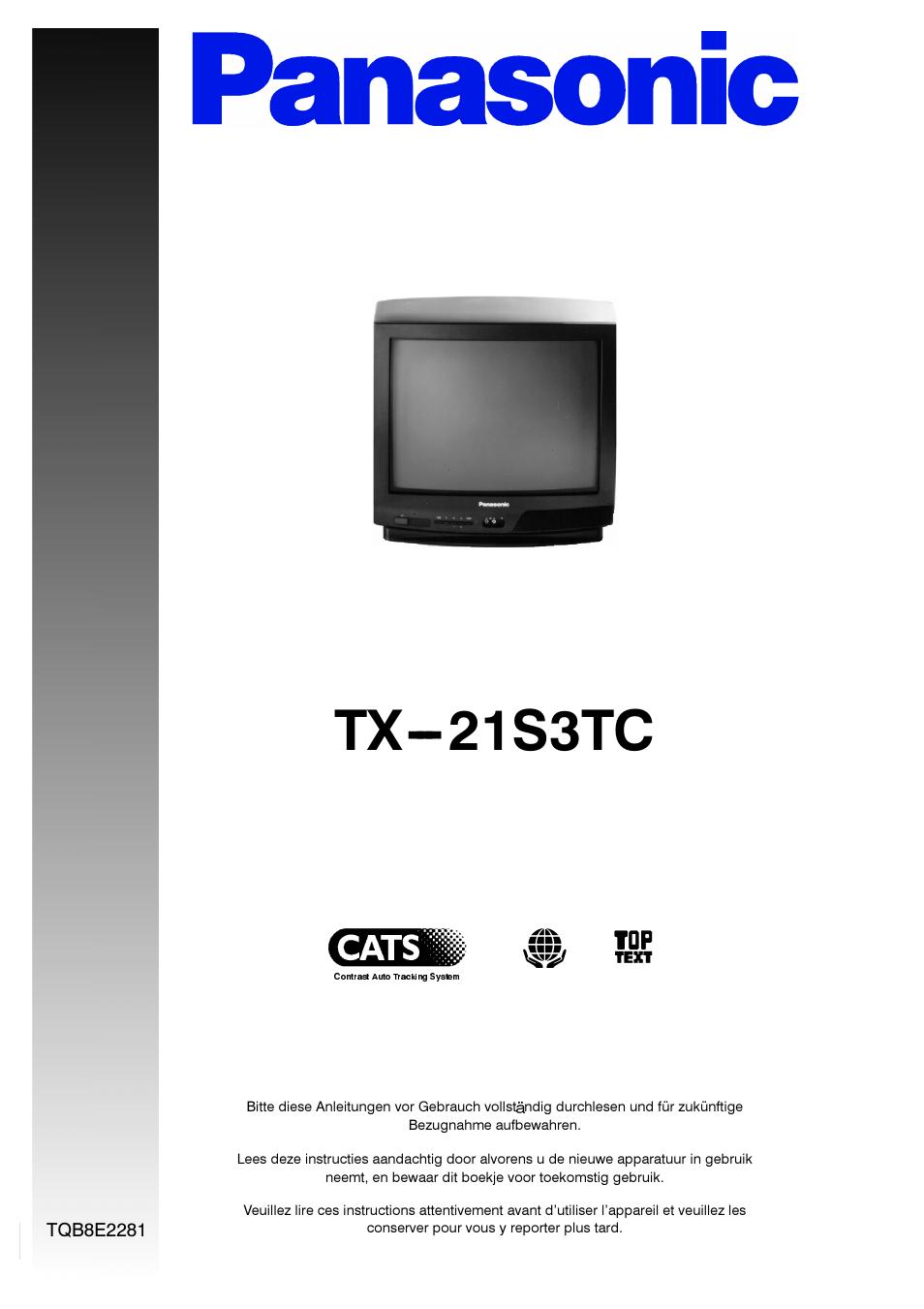 Panasonic TX21S3TC User Manual | 44 pages