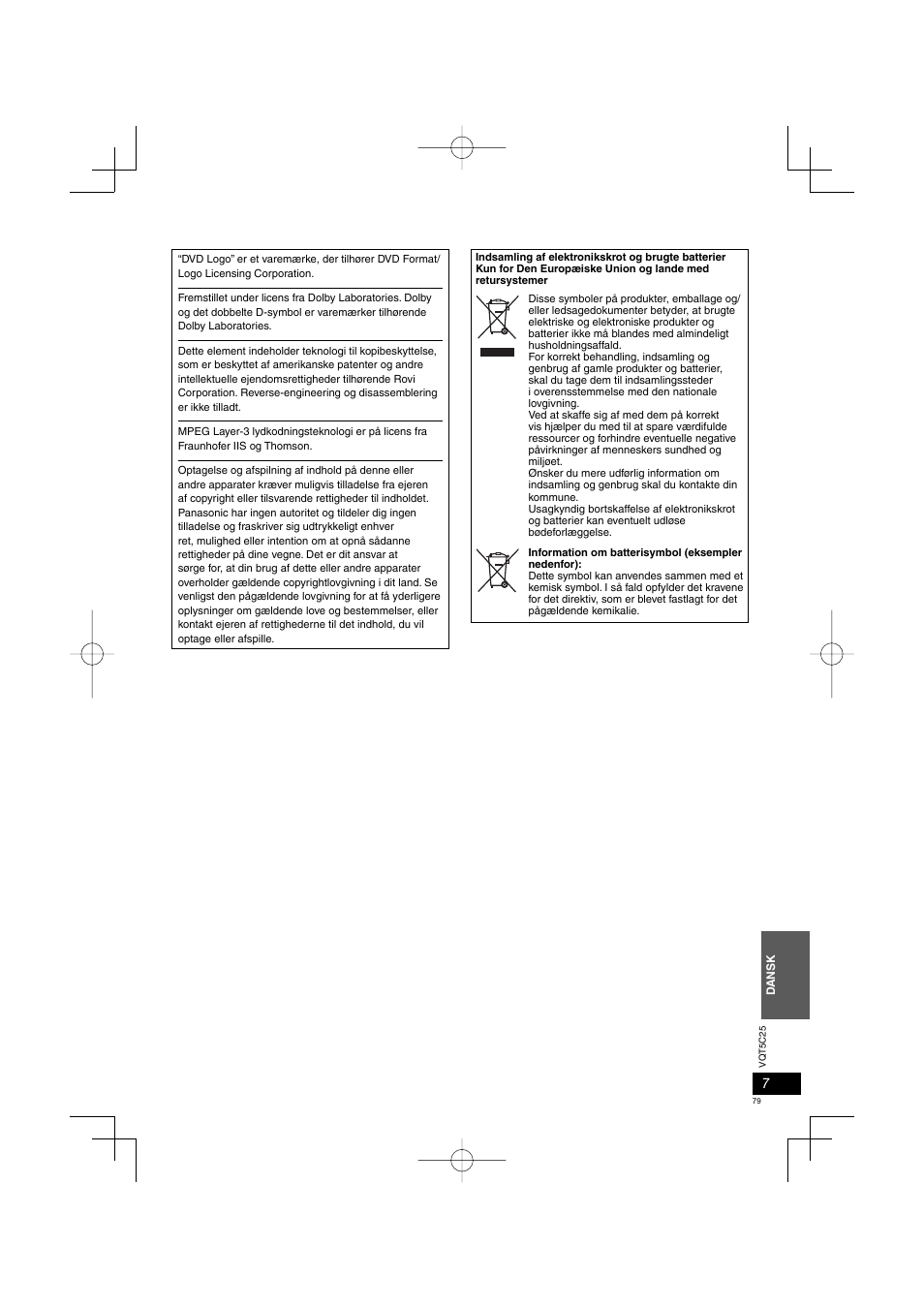 Panasonic DVDS500EG User Manual | Page 79 / 80