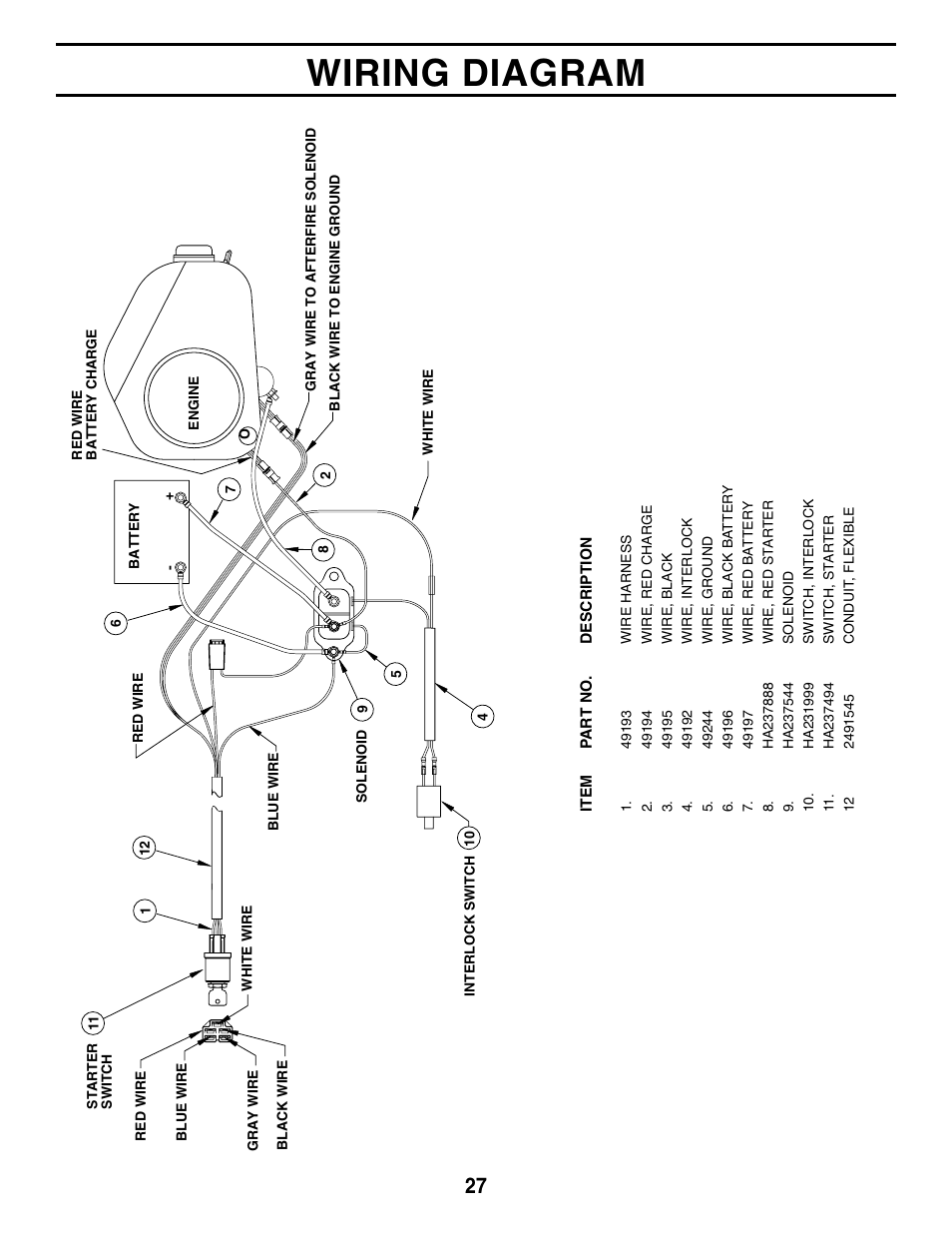 Wiring diagram | Agri-Fab 45-0362 User Manual | Page 6 / 6