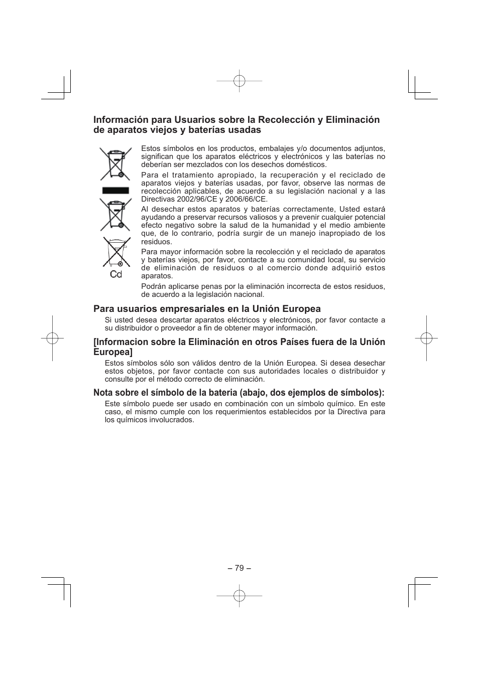 Panasonic EY7880 User Manual | Page 79 / 160