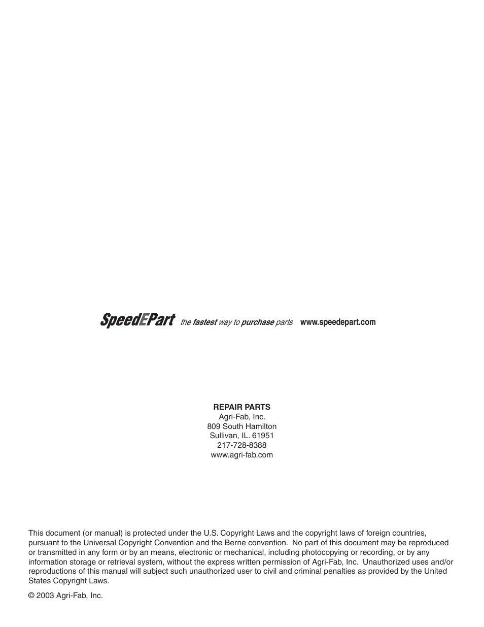 Agri-Fab 45-03201-062 User Manual | Page 28 / 28