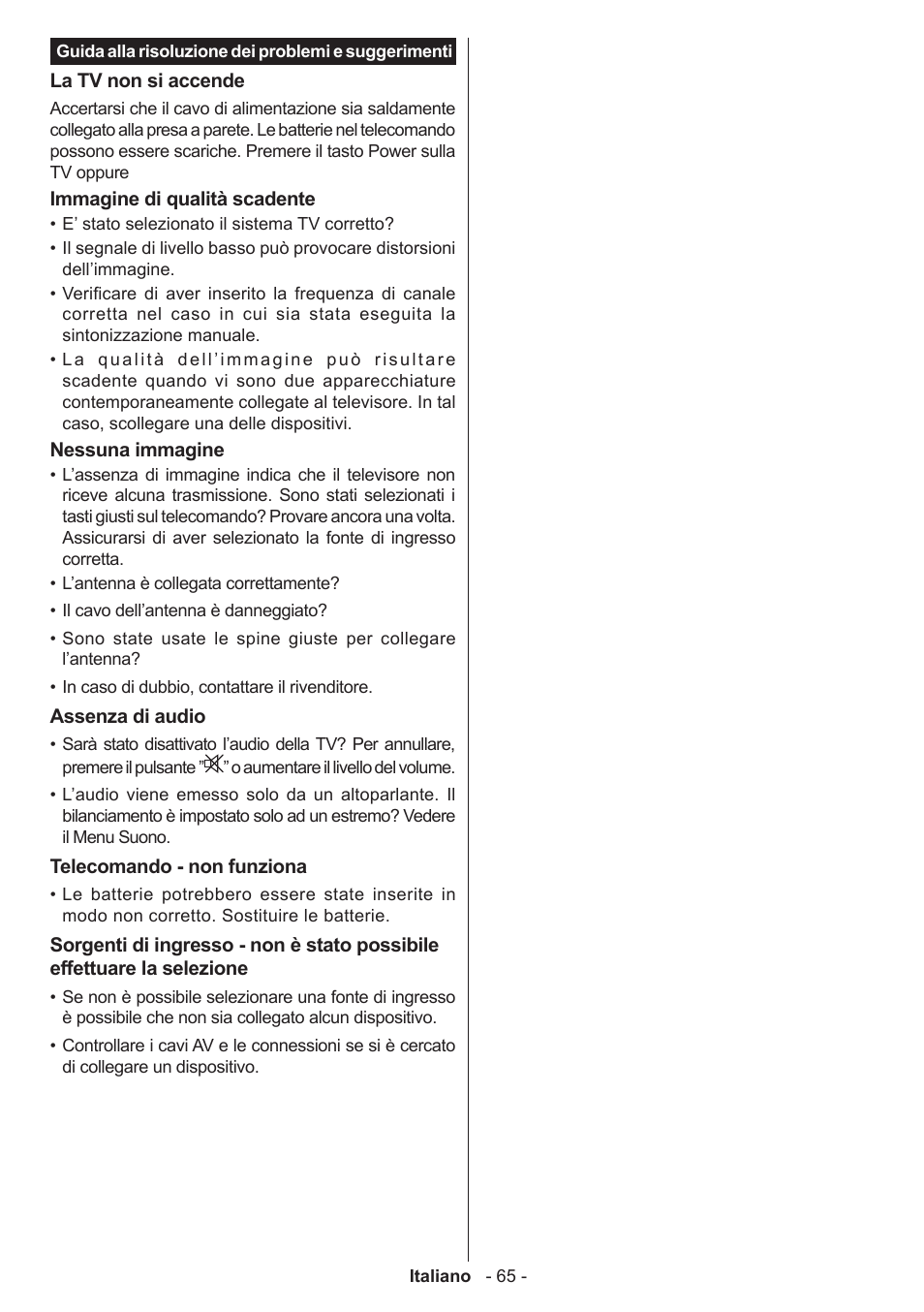 Panasonic TX50AW304 User Manual | Page 66 / 89