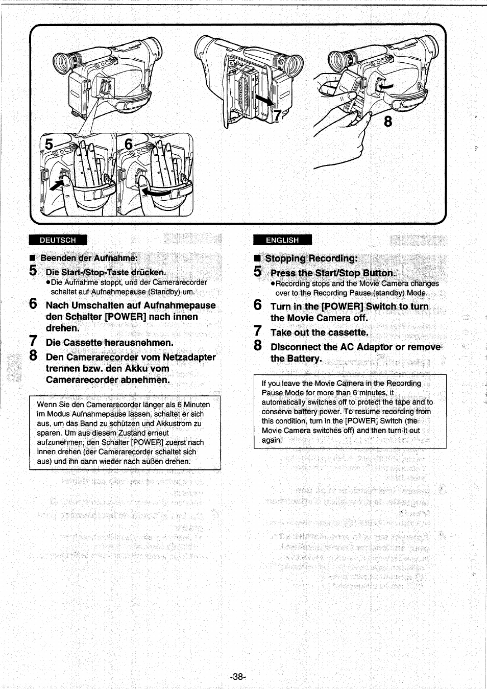 Panasonic NVRX10EG User Manual | Page 38 / 106