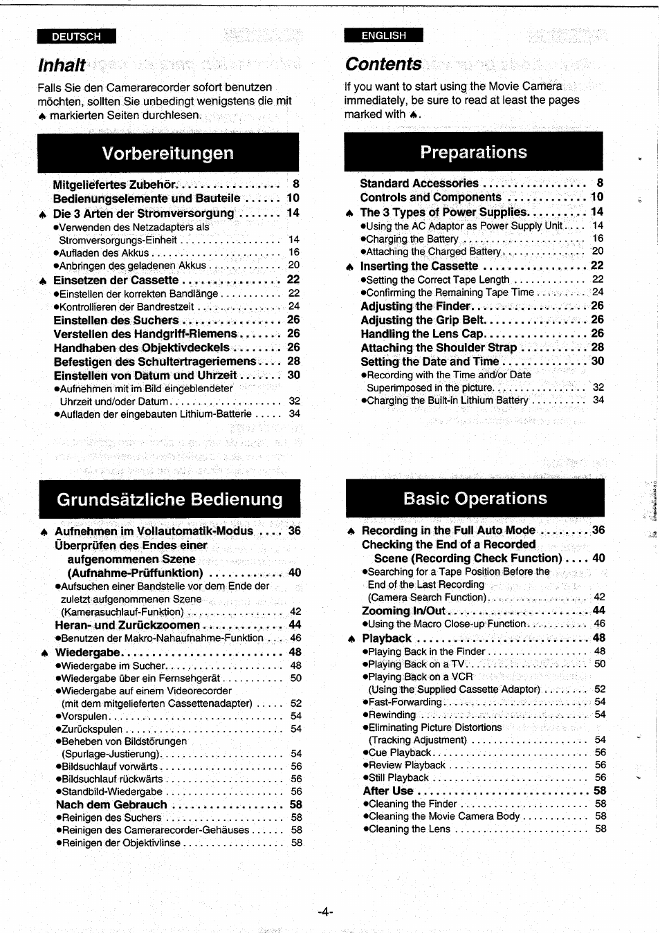 Panasonic NVRX10EG User Manual | Page 4 / 106