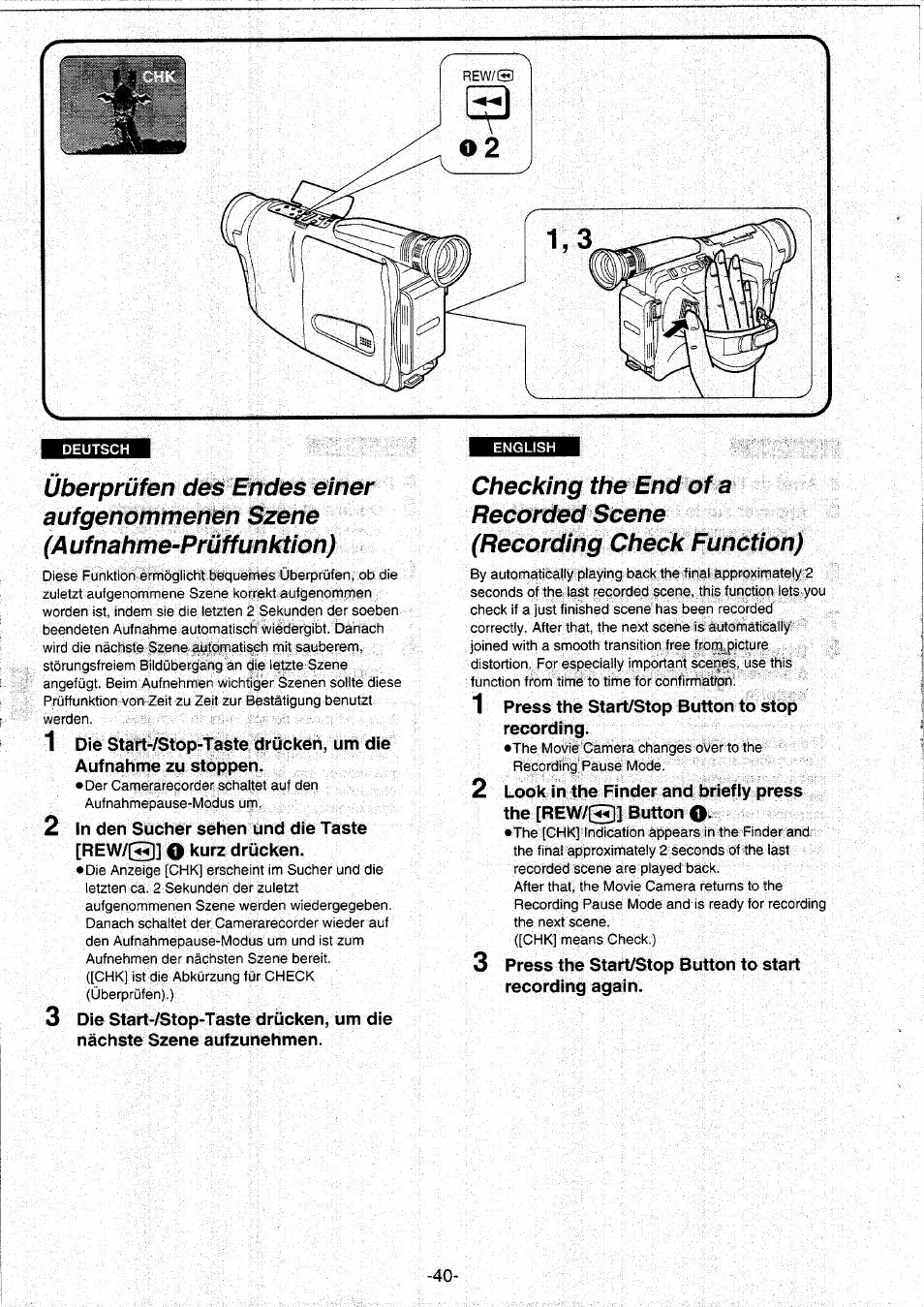 Panasonic NVRX10EG User Manual | Page 40 / 106