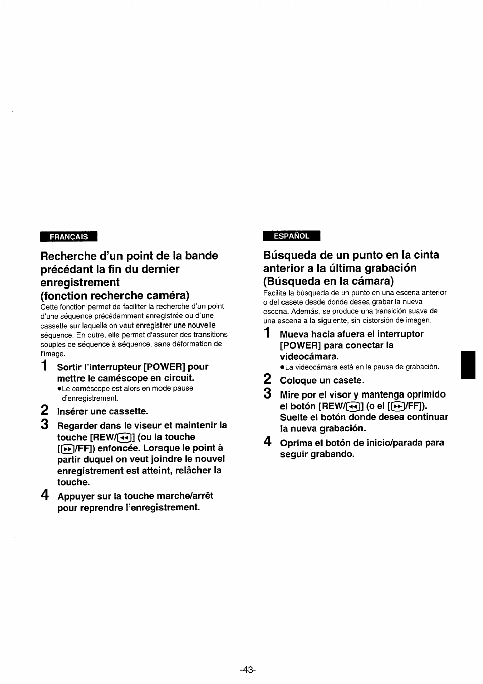 Panasonic NVRX10EG User Manual | Page 43 / 106