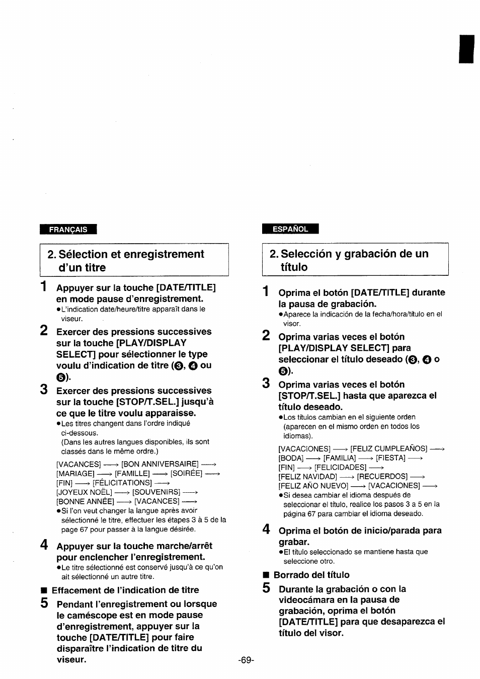 0, o o 0 | Panasonic NVRX10EG User Manual | Page 69 / 106